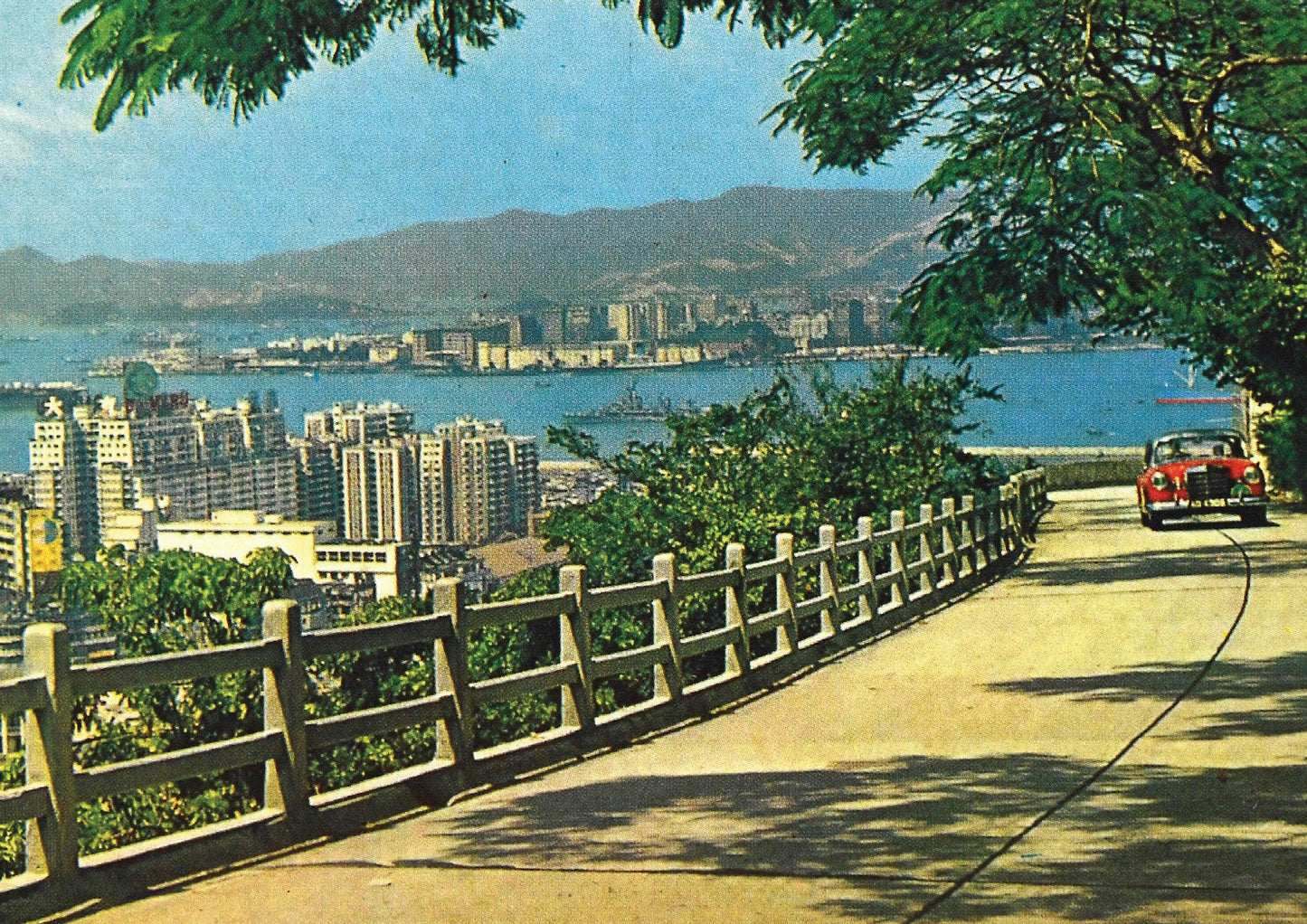 Set of 4 Vintage Hong Kong Postcards (1960s-1970s)