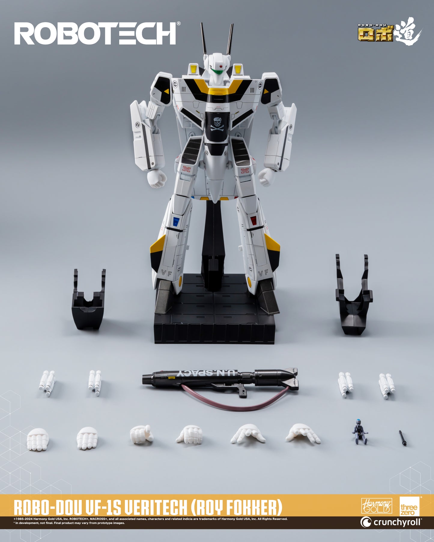 3zero Robotech ROBO-DOU ROBOTECH VF‐1S Veritech (Roy Fokker)